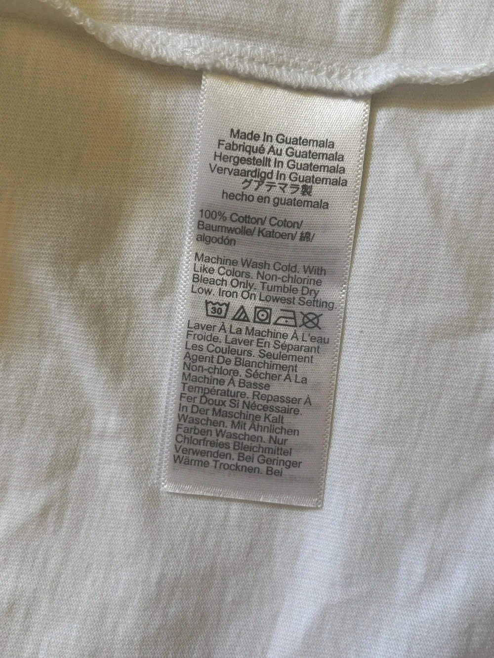 J.Crew Essential Tee White 100% Cotton Short Sleeve T-Shirt Size S